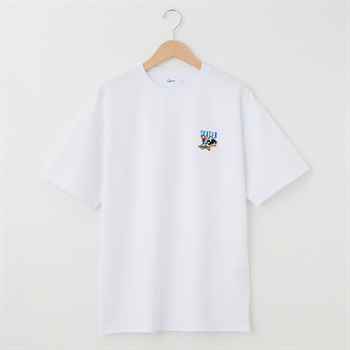 QUASH(クアッシュ) ポンチ1P刺繍Tシャツ(フレブル)