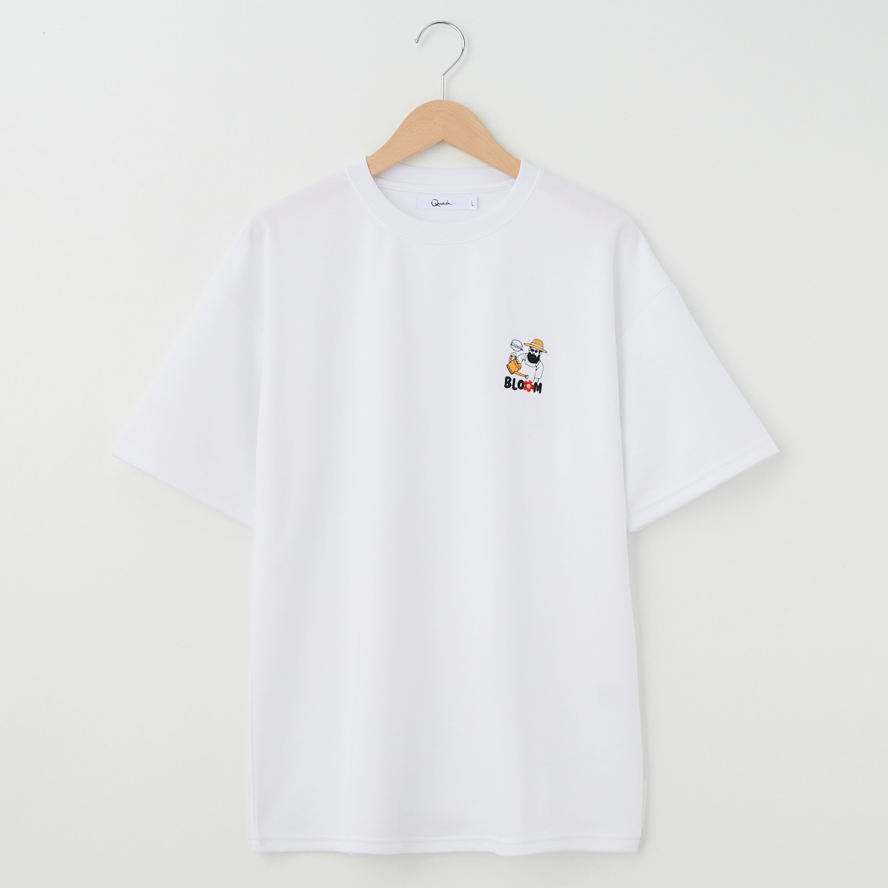 QUASH(クアッシュ) ポンチ1P刺繍Tシャツ(ヒゲ) | イオンスタイル