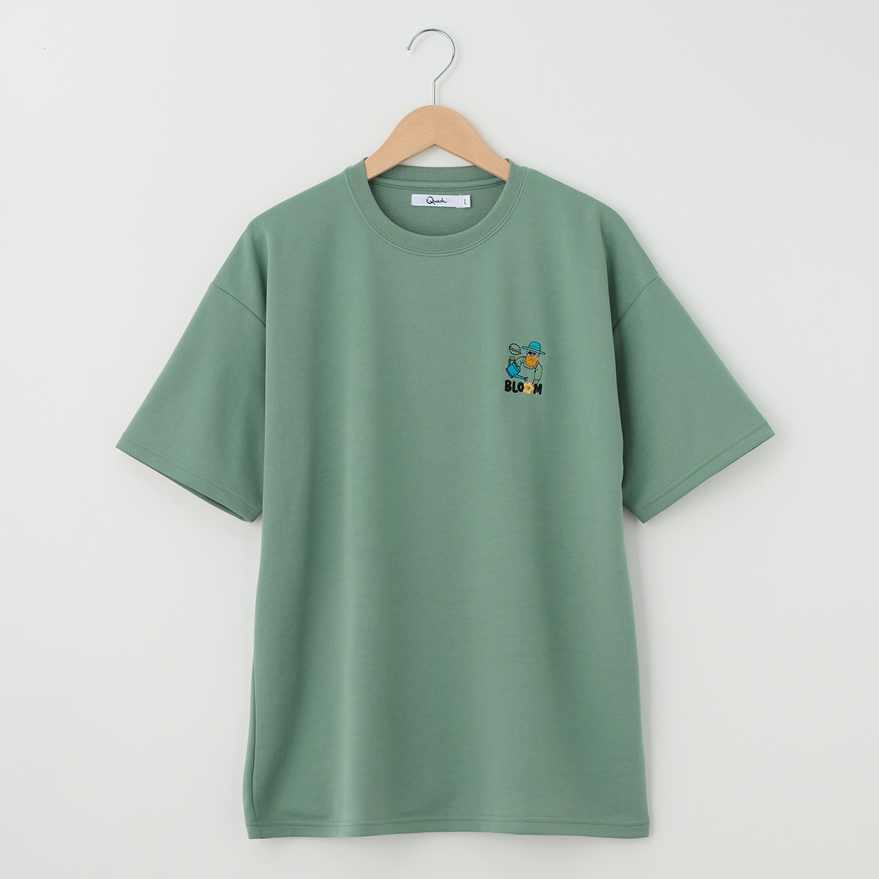 QUASH(クアッシュ) ポンチ1P刺繍Tシャツ(ヒゲ) | イオンスタイル
