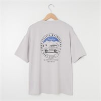 GERRY(ジェリー) 冷感とろみポンチTシャツ バックプリント(ウスグレー-M)
