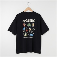 GERRY(ジェリー) 冷感とろみポンチTシャツ バックプリント(クロ-M)