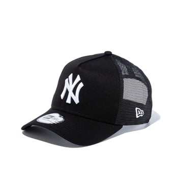 NEWERA(ニューエラ) 9FORTY A-Frame トラッカー ニューヨーク･ヤンキース ブラック/ホワイト(ブラック-フリー)