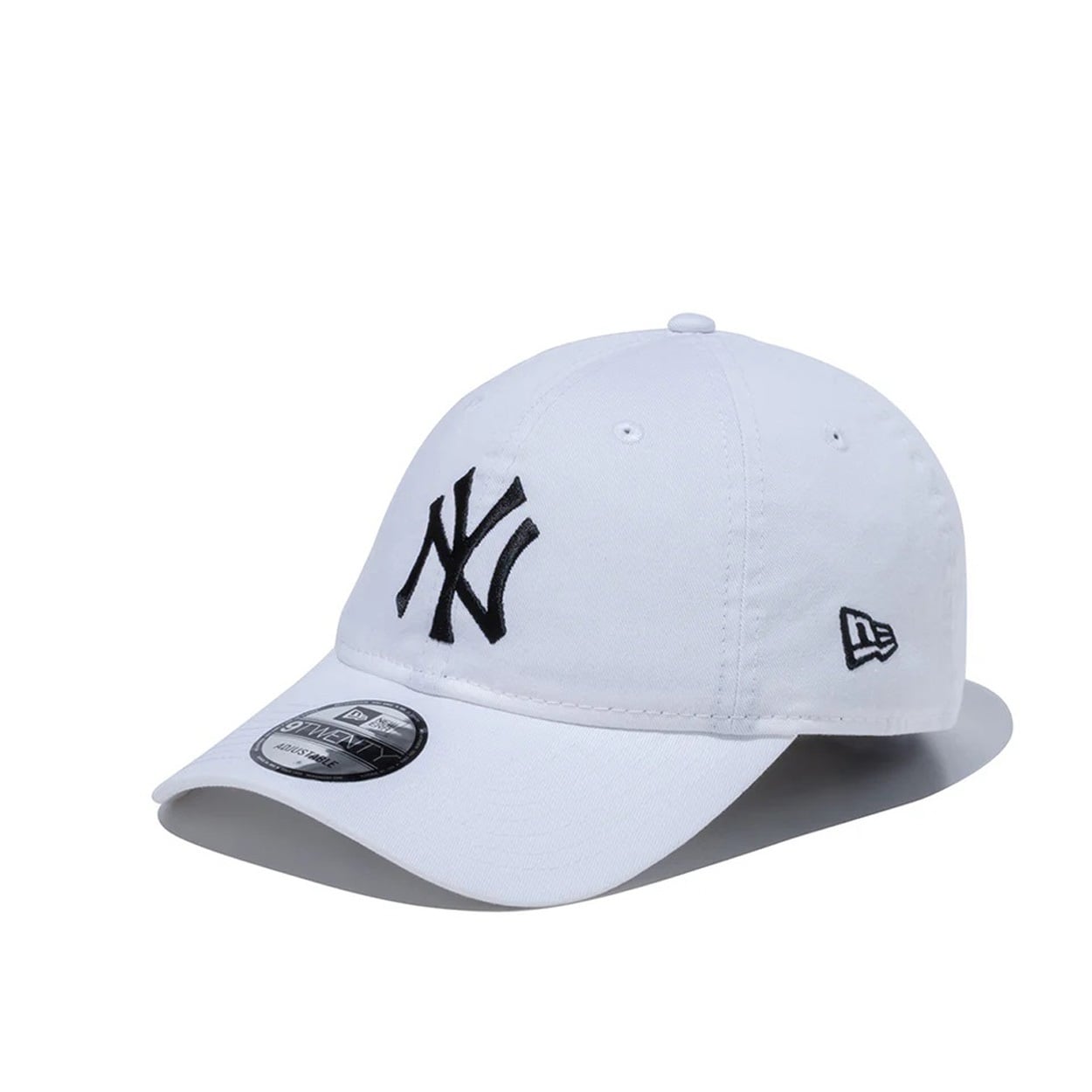 NEWERA(ニューエラ) 9TWENTY ニューヨーク･ヤンキース ウォッシュドコットン ホワイト/ブラック(ホワイト-M/L)
