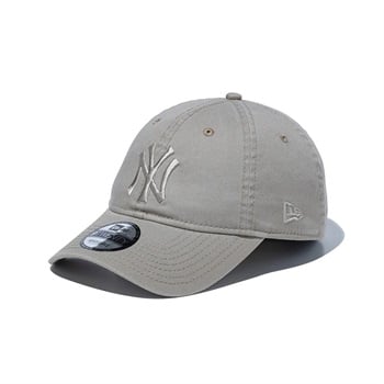 NEWERA(ニューエラ) 9TWENTY ニューヨーク･ヤンキース ウォッシュドコットン ペブル/ペブル(グレー-M/L)