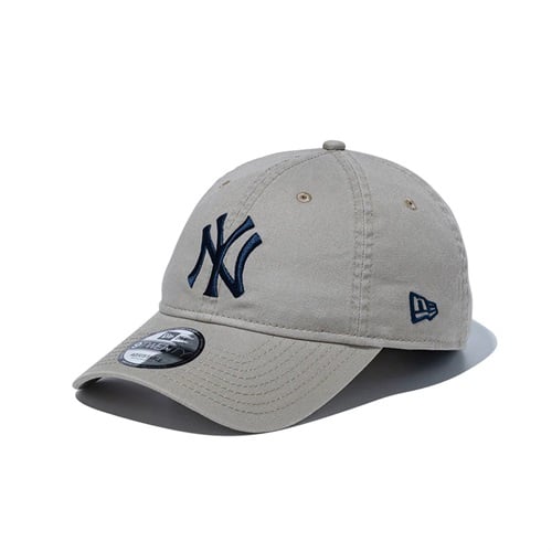 NEWERA(ニューエラ) 9TWENTY ニューヨーク･ヤンキース ウォッシュドコットン ペブル/ネイビー