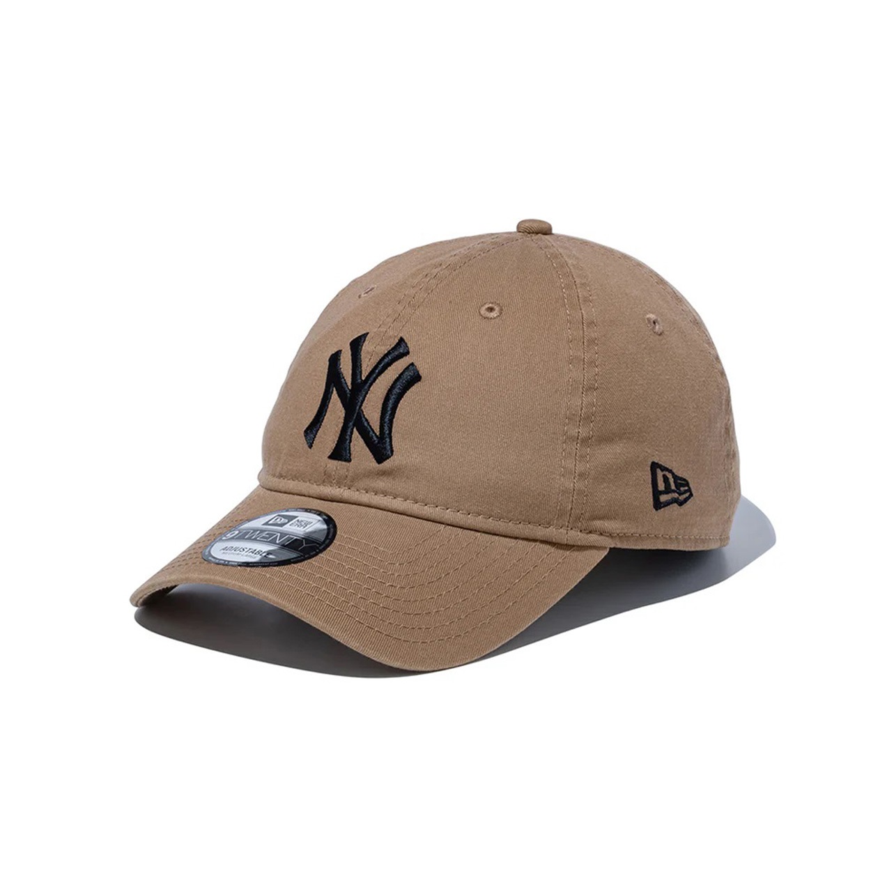NEWERA(ニューエラ) 9TWENTY ニューヨーク･ヤンキース ウォッシュドコットン カーキ/ブラック(ベージュ-M/L)