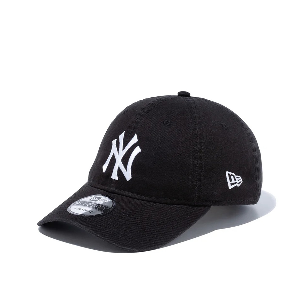 NEWERA(ニューエラ) 9TWENTY ニューヨーク･ヤンキース ウォッシュドコットン ブラック/ホワイト(ブラック-M/L)