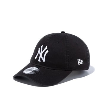 NEWERA(ニューエラ) 9TWENTY ニューヨーク･ヤンキース ウォッシュドコットン ブラック/ホワイト(ブラック-M/L)