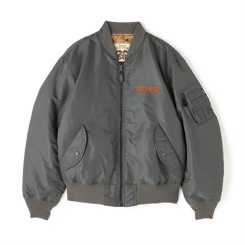 AVIREX(アヴィレックス) MA-1 SIGNATURE BIG LOGO<06 V従販>(コイミドリ-L)