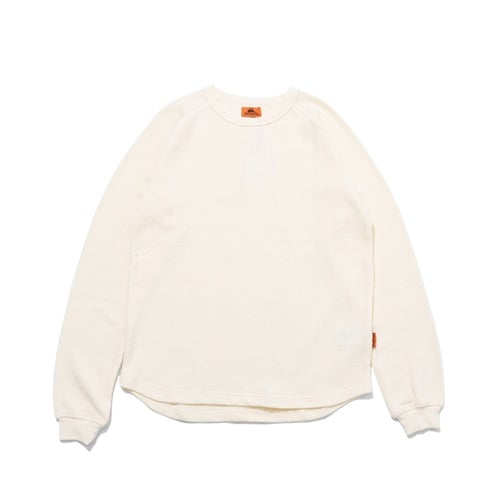KRIFF MAYER(クリフメイヤー) ハニカムワッフルロングTシャツ(キナリ-M)
