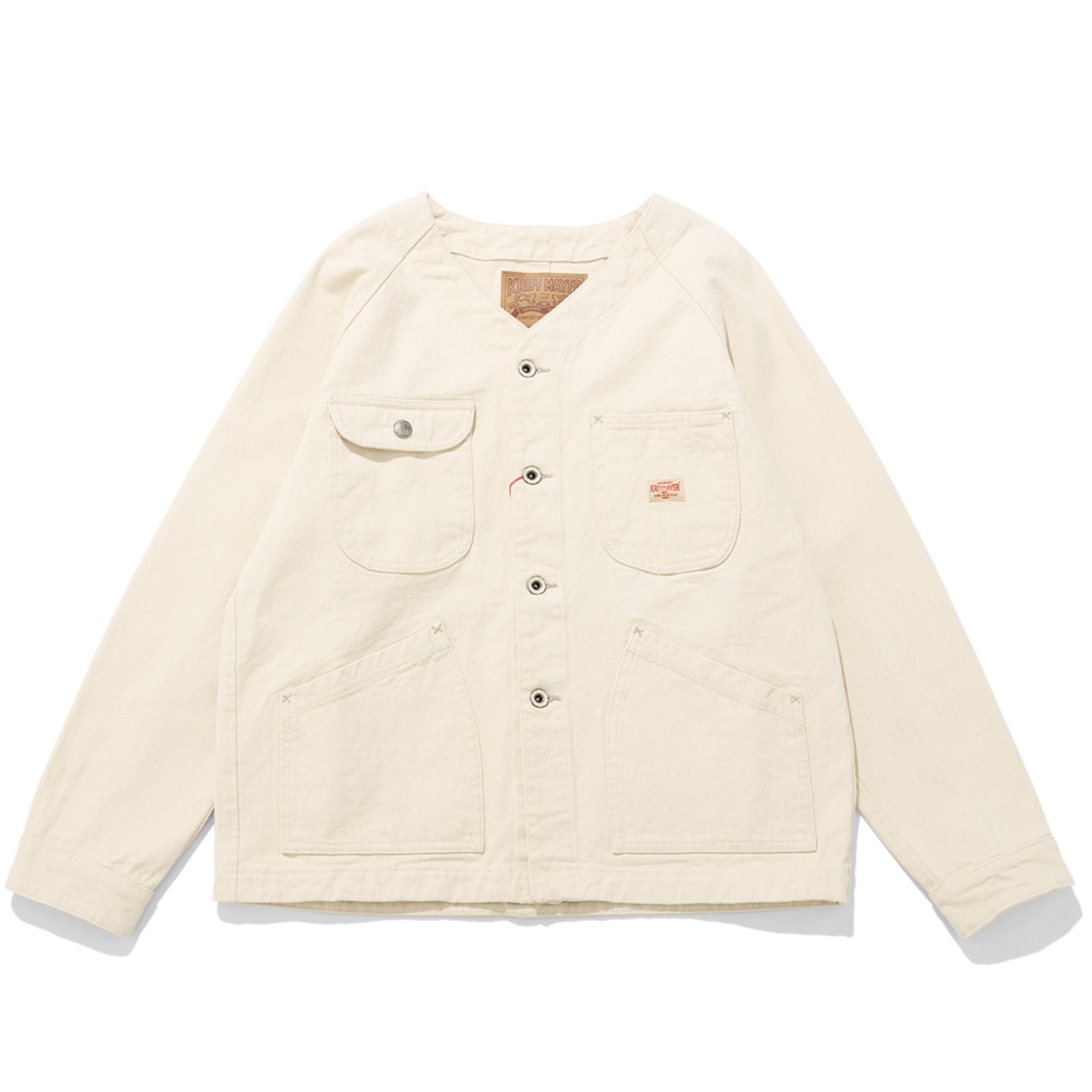 KRIFF MAYER(クリフメイヤー) ノーカラーデニムカバーオール | イオン