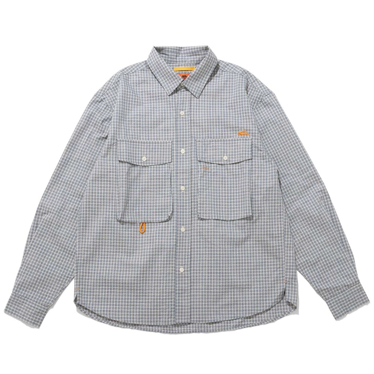 KRIFF MAYER(クリフメイヤー) シアサッカーチェックドアシャツ