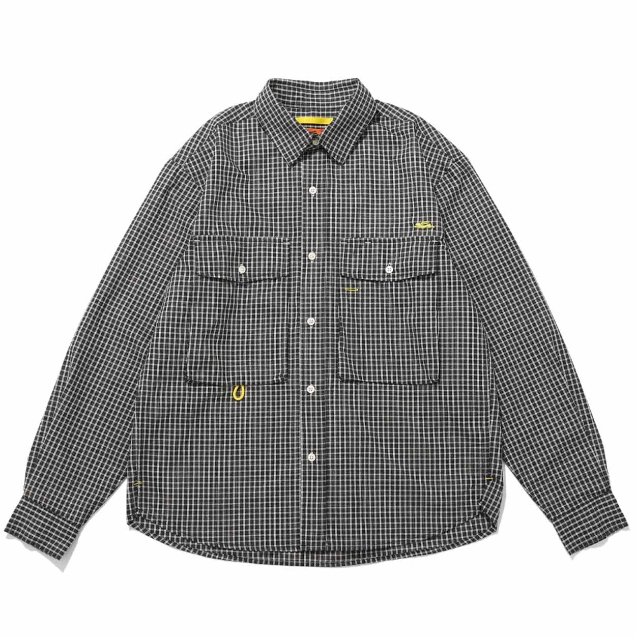 KRIFF MAYER(クリフメイヤー) シアサッカーチェックドアシャツ