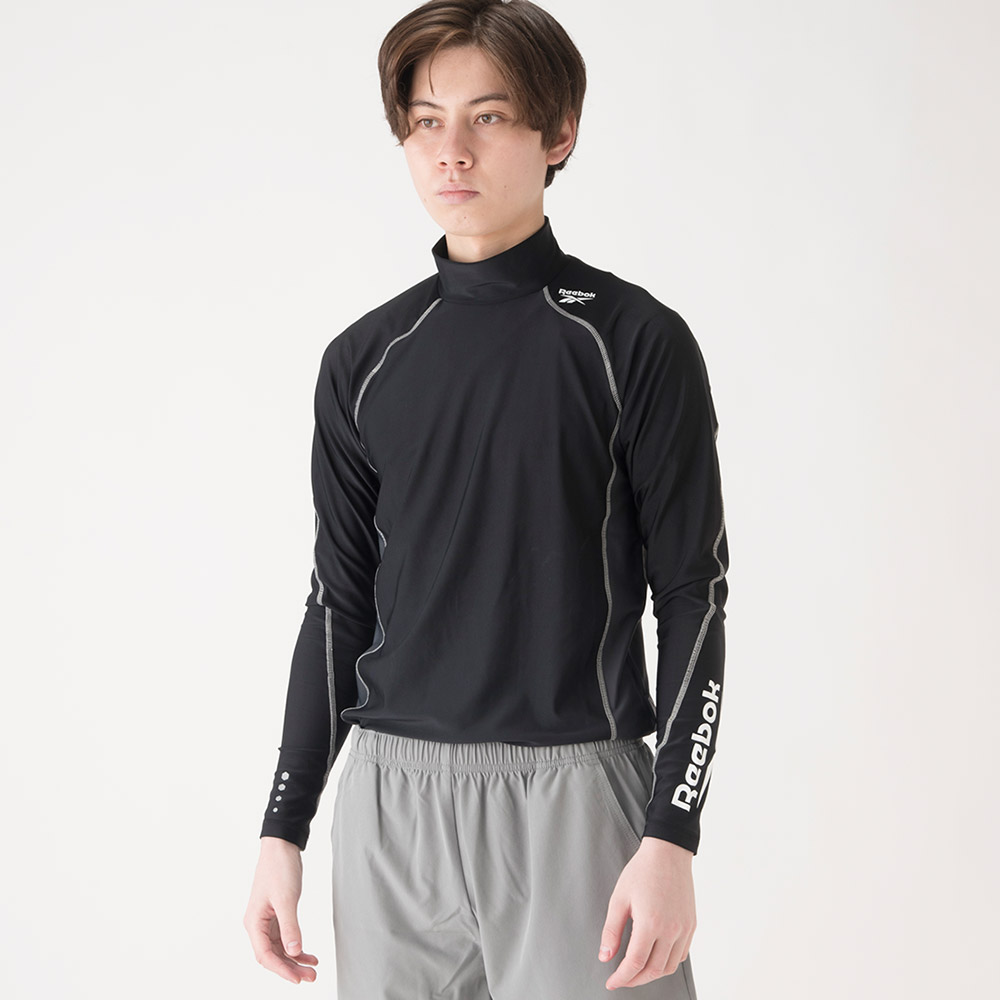 Reebok(リーボック) インナーTシャツ ロング 長袖 ハイネック 2WAY UV