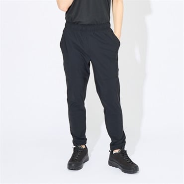 アイスストレッチ ジョガーパンツ 接触冷感 4WAYストレッチ UVカット メンズ(クロ-M)