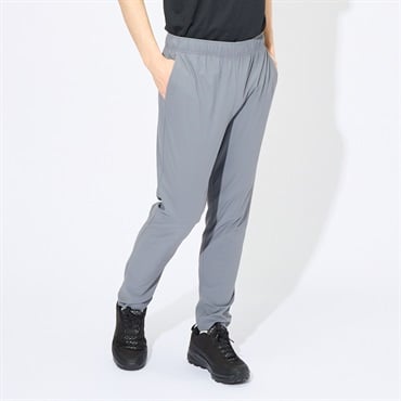 アイスストレッチ テーパードパンツ 接触冷感 4WAYストレッチ UVカット メンズ(チャコ－ルグレ－-XL)
