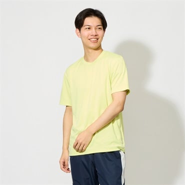 トップバリュ PEACE FIT COOL(ピースフィットクール) 半袖Tシャツ 遮熱 吸汗速乾 通気性 UVカット(90%) 透けにくい 反射材付き  メンズ(キイロ-2XL)