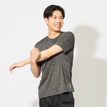 トップバリュ PEACE FIT COOL(ピースフィットクール) 杢調半袖Tシャツ  遮熱 吸汗速乾 通気性 UVカット(90%) 透けにくい 反射材付き  メンズ