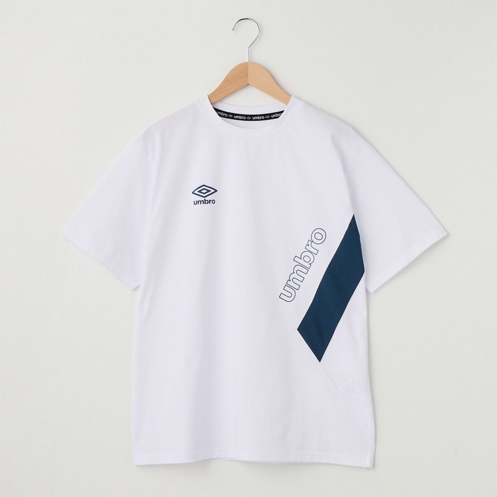 UMBRO アンブロ ポロTシャツ ブロックコア切替 umbro tシャツ UMBRO アンブロ 切り替え プリントスポーツTEE