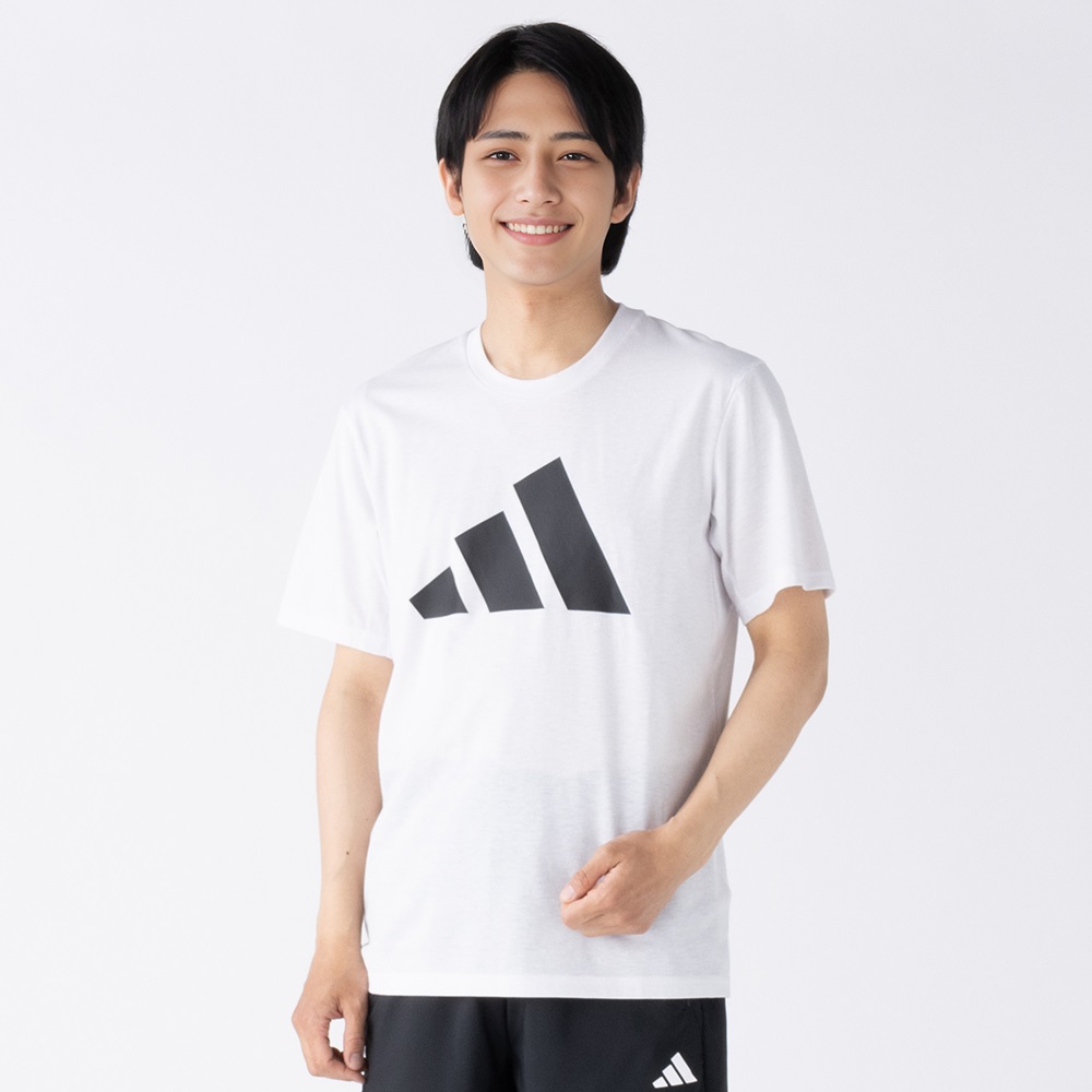 adidas(アディダス) メンズ トレインエッセンシャル ロゴT