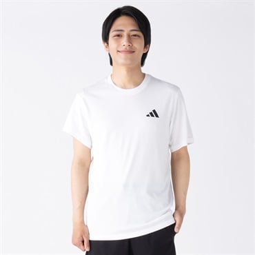 adidas(アディダス) メンズ トレインエッセンシャル FEELREADYシャツ メンズ(シロ-XL)