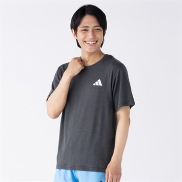 adidas(アディダス) メンズ トレインエッセンシャル FEELREADYシャツ メンズ(クロ-XL)