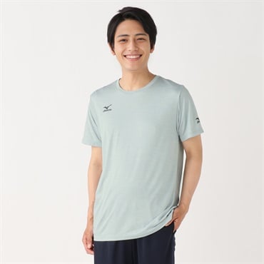 mizuno(ミズノ) 半袖Tシャツ メンズ(ウスアオ-M)