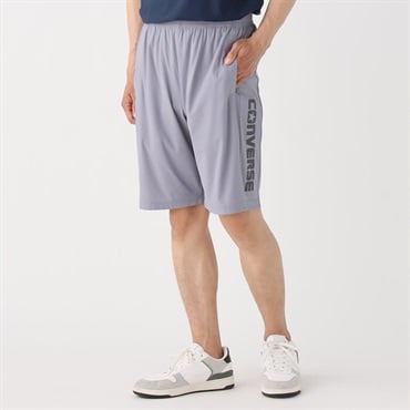 CONVERSE(コンバース) 接触冷感ショートパンツ 接触冷感 吸汗速乾 UVカット ストレッチ メンズ(ウスグレー-XL)