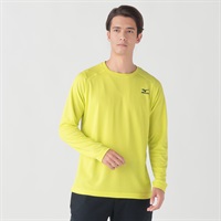 mizuno(ミズノ) エアホール長袖シャツ メンズ(Ａミドリ-M)
