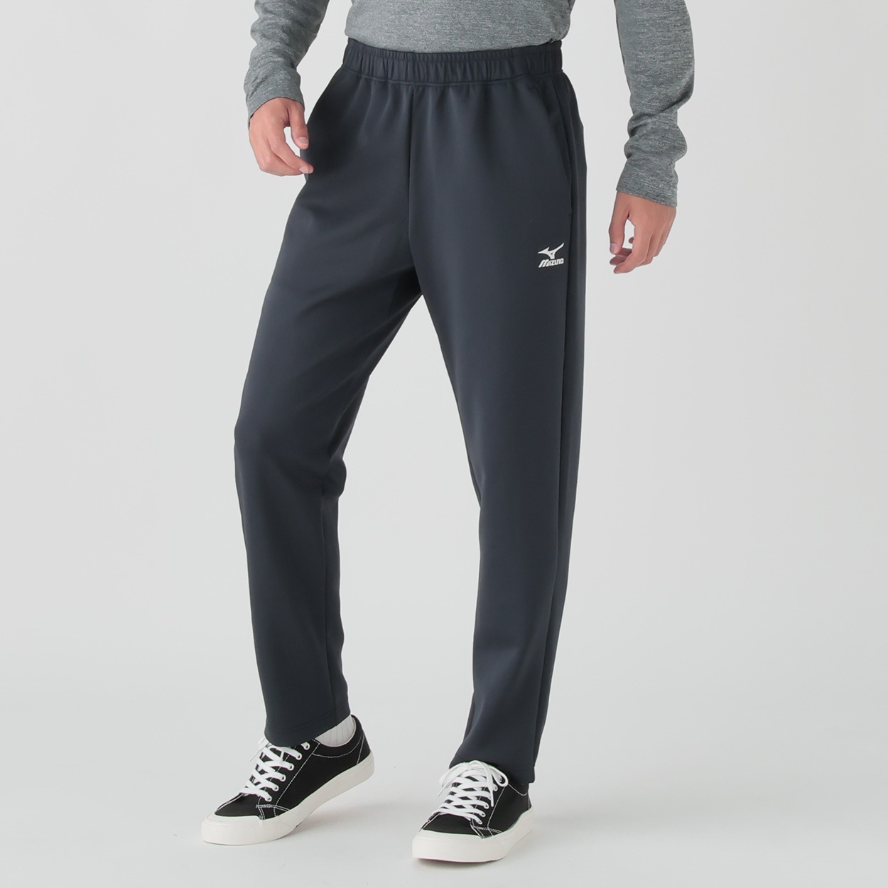 mizuno(ミズノ) ストレッチスウェットパンツ メンズ(クロ-L)