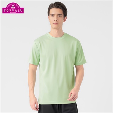 トップバリュ PEACE FIT COOL(ピースフィットクール) 無地半袖Tシャツ 遮熱 吸汗速乾 通気性 UVカット(90%) 透けにくい 反射材付き  メンズ