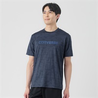 クルーネックTシャツ 吸汗速乾 ジャガードメッシュ メンズ(コイアオ-M)