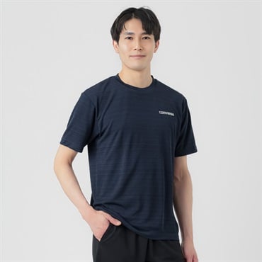 クルーネックTシャツ 吸汗速乾 吸汗速乾 立体プリント メンズ