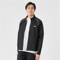 FILA(フィラ) FILAストレッチツイルジャケット ストレッチ ドライ 再帰反射 メンズ(クロ-M)