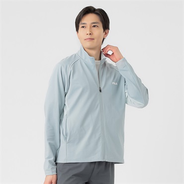 FILA(フィラ) FILAストレッチツイルジャケット ストレッチ ドライ 再帰反射 メンズ(ウスアオ-M)