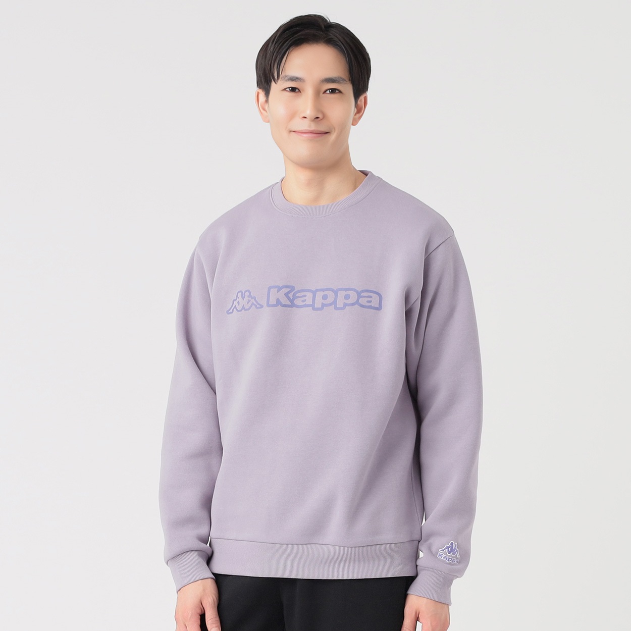 KAPITAL クルースウェットKOOKIEpt パープル size2 Kappa(カッパ) スウェット 裏起毛 クルーネック メンズ | イオン