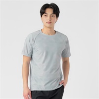 半袖Tシャツ 吸汗速乾 再起反射プリント入り メンズ(ウスクロ-S)