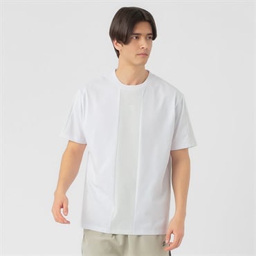 UMBRO(アンブロ) アンブロ切替Tシャツ ストレッチ 吸水速乾 UV対策 メンズ(シロ-M)