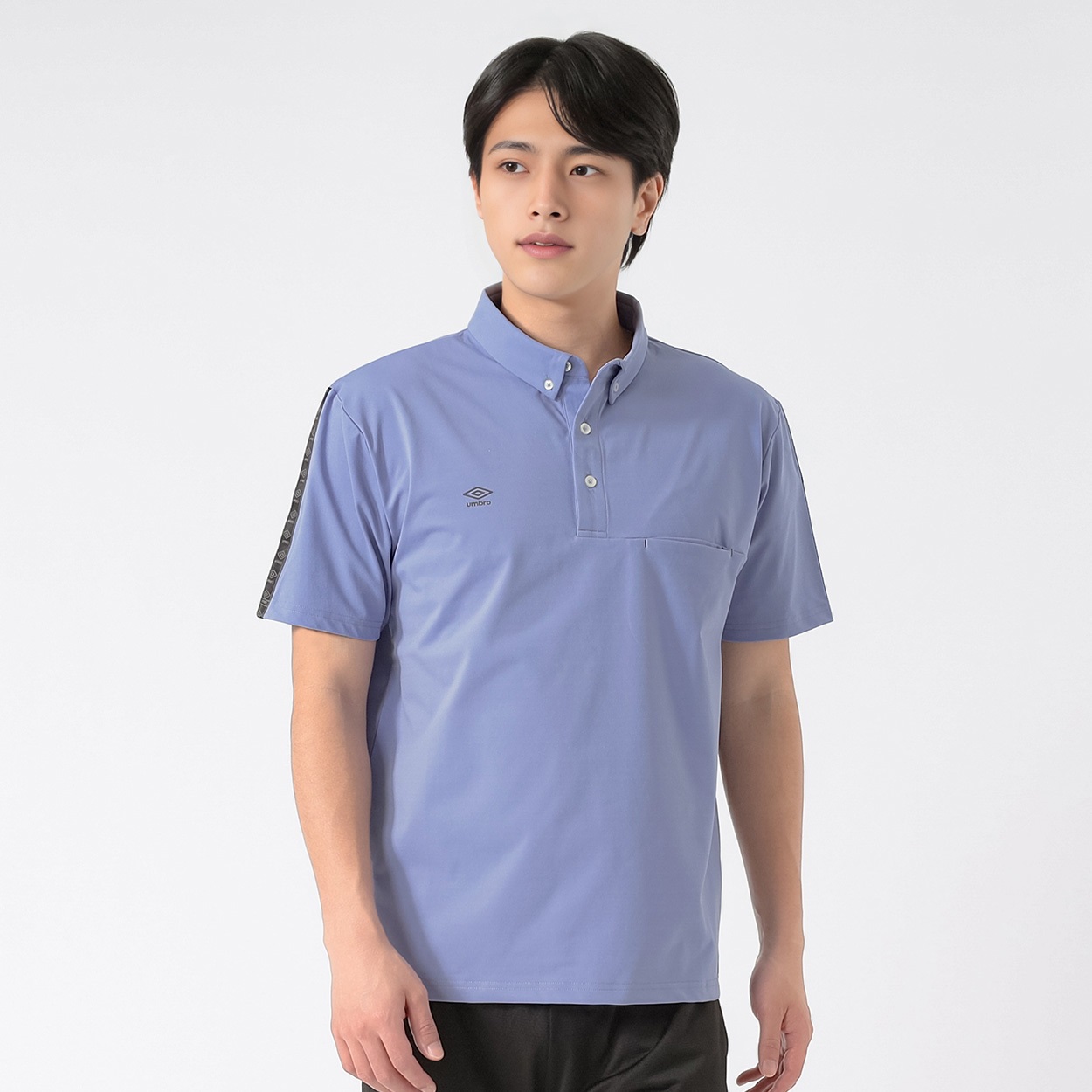 SCULTPOR umbro ポロシャツ ネイビー M UMBRO(アンブロ) ボタンダウンポロシャツ メンズ | イオンスタイル