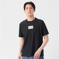 CONVERSE(コンバース) Tシャツ 鹿の子素材 接触冷感 吸汗速乾 UVカット ストレッチ メンズ(クロ-M)