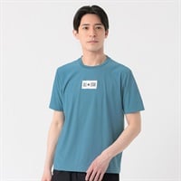 CONVERSE(コンバース) Tシャツ 鹿の子素材 接触冷感 吸汗速乾 UVカット ストレッチ メンズ(ウスアオ-M)