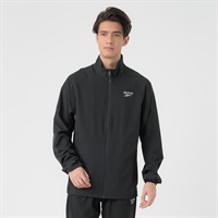 Reebok(リーボック) Reebokストレッチジップジャケット メンズ(クロ-M)
