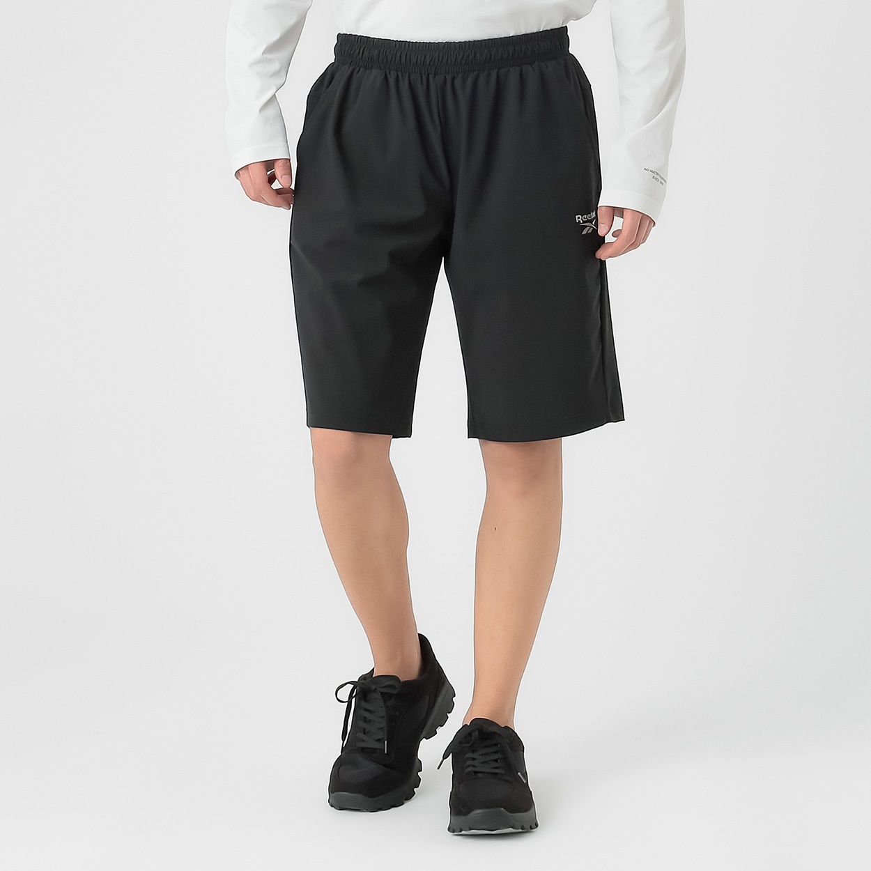 Reebok(リーボック) Reebokストレッチハーフパンツ メンズ(Ａクロ-XL)