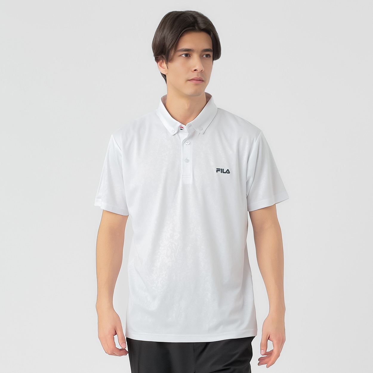 FILA(フィラ) 半袖トップス FILAポロシャツ 吸汗速乾 UVケア メンズ