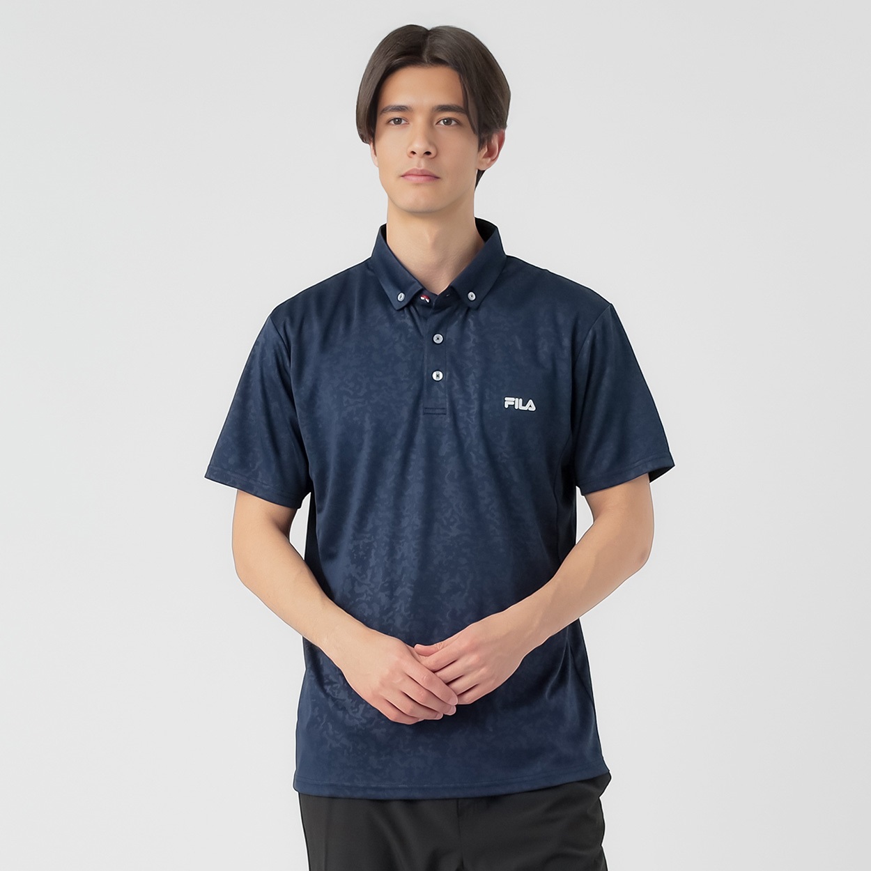 FILA(フィラ) 半袖トップス FILAポロシャツ 吸汗速乾 UVケア メンズ