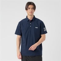 FILA(フィラ) 半袖トップス FILAポロシャツ 吸汗速乾 UVケア メンズ(コイアオ-M)