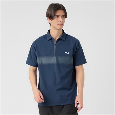 FILA(フィラ) 半袖トップス FILAポロシャツ 吸水速乾 UVケア メンズ