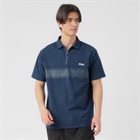 FILA(フィラ) 半袖トップス FILAポロシャツ 吸水速乾 UVケア メンズ(コイアオ-M)