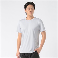 半袖ジャガードシャツ ドライ機能付き メンズ PUMA(プーマ)(ウスグレー-M)
