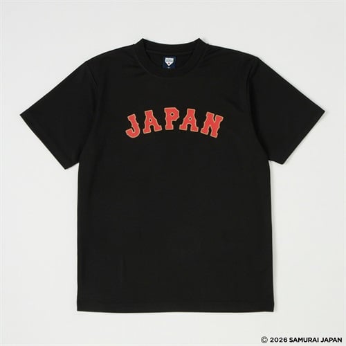 侍ジャパンロゴTシャツ メンズ(クロ-M)